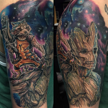 Josh Bodwell - Guardians of the Galaxy Color Tattoo